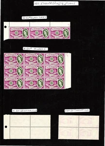SG 621-622 1960 EUROPA BRIEFMARKEN MÄNGEL UND DURCHSCHEINEND 4 BLÖCKE POSTFRISCH - Bild 1 von 1