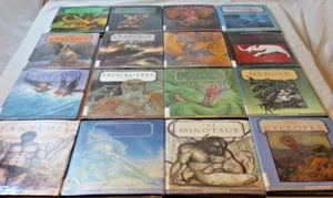 Set 16 Monsters of Mythology Vintage Hardcover books By Bernard Evslin - Foto 1 di 17