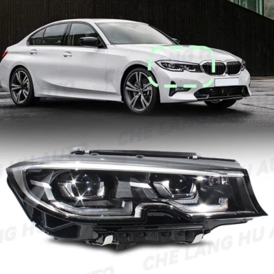 Right LED Headlight For BMW 3 Series G20 G21 G28 340i 330i 2019-2021 4Pins W/AFS Foto 1 de 4