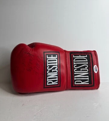 Roberto Duran Signed Ringside LH Boxing Glove PSA S55293 - Image 1 of 4