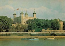 London - View across the Thames of the White Tower in the Fortress - 1974