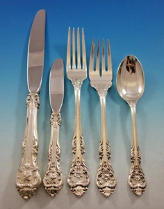 King Edward by Gorham Sterling Silver Flatware Set 8 Service 44 pcs Place Size - Picture 1 of 10