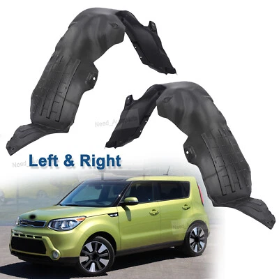 Fender Liner Set Front Driver & Passenger Side For 2015-2016 Kia Soul Hatchback Foto 1 de 4