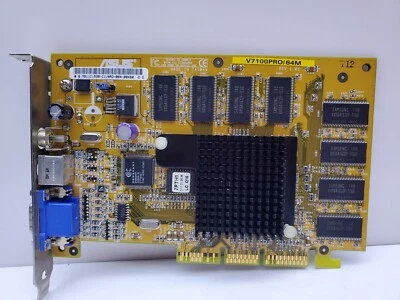 ASUS V7100Pro GeForce 4 MX400 64MB AGP Graphics Card - Image 1 of 4