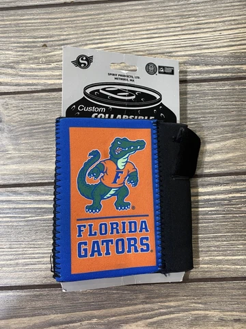 Spirit Products Florida Gators Blue Orange Sure Grip Can Cooler NCAA Gift Cover