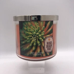Bath & Body Works 3 wick 14.5 oz Candle tropical Mango Dragon Fruit *See pics - Picture 1 of 5