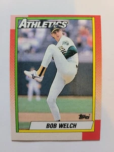 1990 TOPPS BOB WELCH #475 NM - Picture 1 of 1