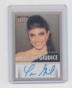 Panini Americana Autograph Trading Card Entertainer Teresa Giudice #S-TG (B) - Picture 1 of 2
