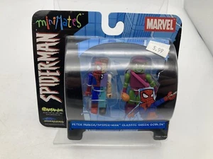Mini Mates Peter Parker Spider-Man Classic Green Goblin Minimates 71804 - Picture 1 of 5