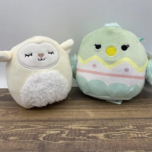 Squishmallows Sophie Justine Pascua Peluche Cordero Pollito 4 Pulgadas Regalos Kellytoy Set 2 - Imagen 1 de 10