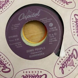 Surrender - Some People/Find your Way 72818 45rpm VG+ R36 - Bild 1 von 2