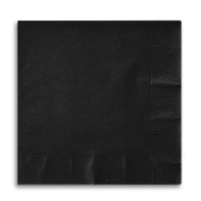 CEG Paper Beverage Napkins, Black Velvet (57134B) - Image 1 of 2