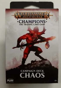 Warhammer AoS - Champions - Campain Deck Chaos - Factory Sealed ENG - Imagen 1 de 1
