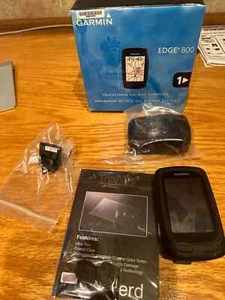 Garmin Edge 800 Cycling Bike Computer GPS + 2014 Maps + Black Rubber case - Picture 1 of 4
