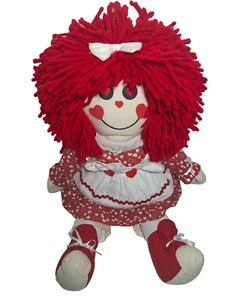 Muñeca Trapo Musical De Colección 18" 'LOVE WILL KEEP US TOGETHER' ETIQUETA PBC Co Día de San Valentín - Imagen 1 de 12