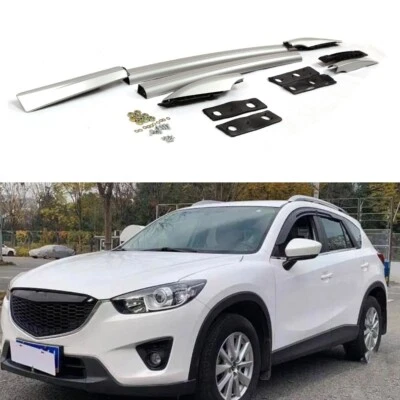 Barra portaequipajes de techo ABS para Mazda CX-5 CX5 2012-2016 2 PIEZAS ACCESORIOS Foto 1 de 4