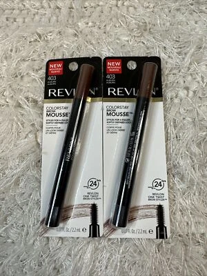 Set of Two Revlon ColorStay Brow Mousse 403 Auburn Brow Tints up to 24 Hours - Image 1 of 2