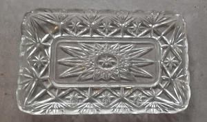 Servier-, Kuchenplatte, Glas Sternschliff *TOP* - Bild 1 von 2