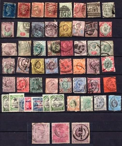 UK 1880-1900 COLLECTION OF 70 WITH 2SH, 6P. & 5SH. OF QUEEN VICTORIA AND KING - Picture 1 of 1