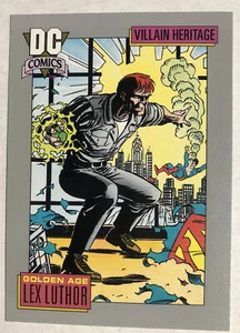 1991 DC Comics card Golden Age Lex Luthor Villain Heritage #25 - Foto 1 di 2