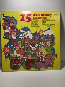15 Walt Disney Favorites LP Vinyl Record Original Pressing - Imagen 1 de 5