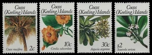 Islas del Coco 1989 - Mi-Nr.o 205-208 ** - Estampillada sin montar o nunca montada - Plantas / Plantas - Imagen 1 de 1