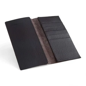Billetera con inserto interior cuerda negra 4012-01 cuero bronceado artesanal - Imagen 1 de 3