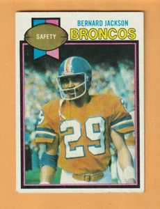Bernard Jackson Denver Broncos 1979 Topps #12 Washington State Cougars 8M - Imagen 1 de 2