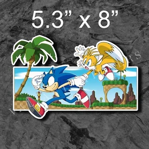 Sonic The Hedgehog Slap sticker, Tails Fox Sticker, sonic hedgehog Tails sticker - Picture 1 of 2