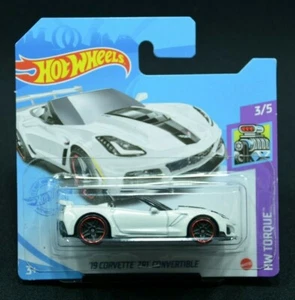 HOT WHEELS 2021 19 Corvette ZR1 Convertible GRY03 #134 HW Torque NEU OVP - Bild 1 von 1