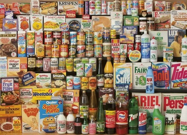 Gibsons 1980s Shopping Basket Jigsaw Puzzle - 1000 Pieces