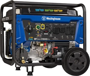 Westinghouse 14,500-W Portable Tri-Fuel Gas Generator w/ Remote Start, CO Sensor - Picture 1 of 12