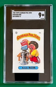 SGC 9 Garbage Pail Kids BAD BOB UK MINI Fresh Grade Slab - Picture 1 of 2