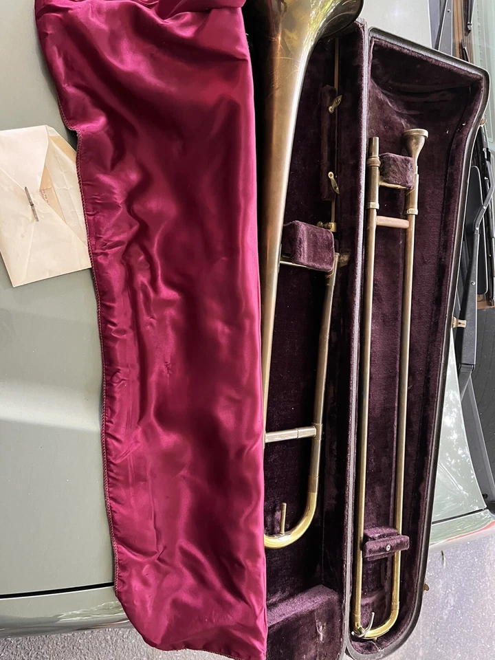 Vintage-F. E. Olds - Trombone - Image 1 of 4