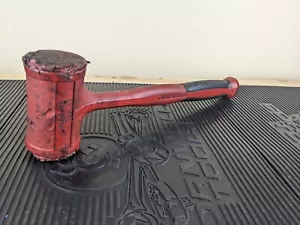 #at919 Snap-On HBFE48 Dead Blow 48-Ounce Soft Grip Hammer RED - Foto 1 di 9