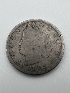 ​1905 Liberty Head V Nickel - Picture 1 of 7