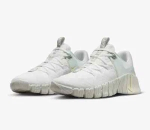 New Sz 9 Women Nike Free Metcon 5 Summit White Light Lemon Twist Lime FJ1548-100 - Picture 1 of 9