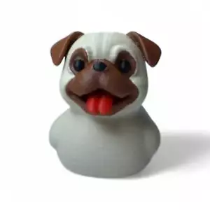 Pug Duck – Adorable & Wrinkly Dog-Inspired Duck Collectible - Picture 1 of 5