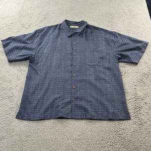Tommy Bahama Hemd Herren XL blau Hawaii Seide Camp leicht Sommer bequem - Bild 1 von 9