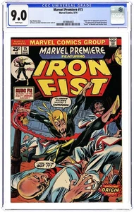 Marvel Premiere #15 CGC 9.0 1974 3978884002 1st app. and origin Iron Fist - Picture 1 of 2