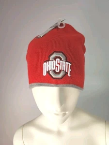 Cappello Berretto Scarlet Ohio State Buckeyes University Football Campus Maglia Nuovo con etichette - Foto 1 di 7