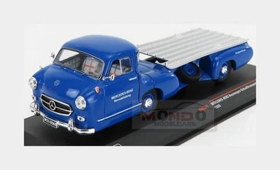 1:43 Ixo Mercedes Benz Racing Car Transporter Truck Rennabtellung 1955 RAC342 Mo - Immagine 1 di 2