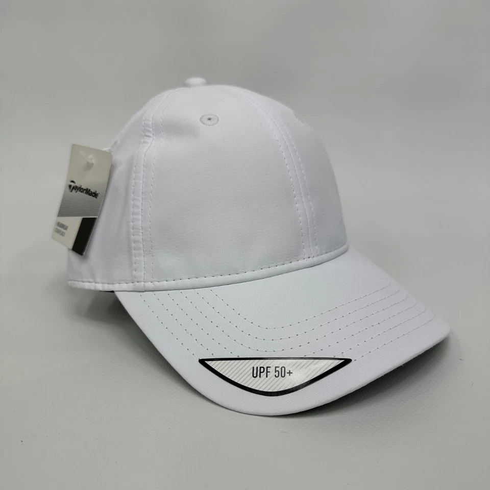 NUEVO Sombrero ajustable blanco de algodón de golf TaylorMade para mujer/jóvenes Foto 1 de 1