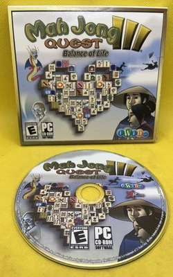 ✈️  Mah Jong Quest III (3): Balance of Life (PC CD-ROM, 2008, Jewel Case) - Image 1 of 4