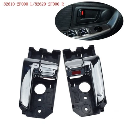 Door Handle Car Door Handles 82610-2F000 826202-F000 826202F000 Chrome - Image 1 of 4