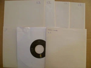 U2  7 x 7" VINYL SINGLES *RARE JUKEBOX ISSUES* FLY STAY ANGEL HARLEM NUMB DESIRE - Picture 1 of 22