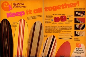 1978 • Anuncio impreso California Hardwoods • Monopatín años 70 ADS-68 - Imagen 1 de 2