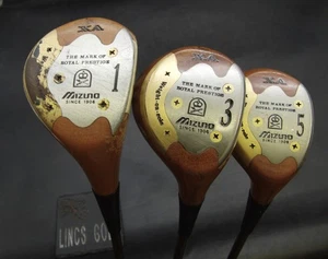 Set of 3 Mizuno XA Grand Monarch Driver + 3 + 5 Wood Extra Stiff Graphite Shaft - Picture 1 of 5