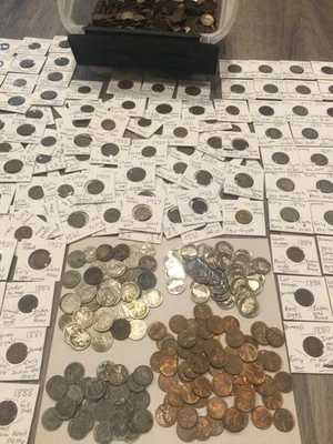 50+ Old 1800s To 1985 Coins From Amazing Collection-Rare Years- Great Assortment - Image 1 of 4