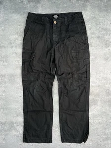 Dickies Works Cargo Pants Military Size 34x32 Black - Picture 1 of 9